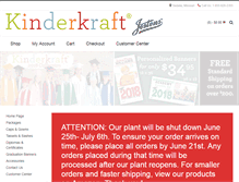 Tablet Screenshot of jostenskinderkraft.com
